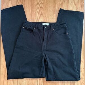 Abercrombie & Fitch Curve Love Black High-Rise Jeans
